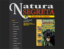 Tablet Screenshot of naturasegreta.it